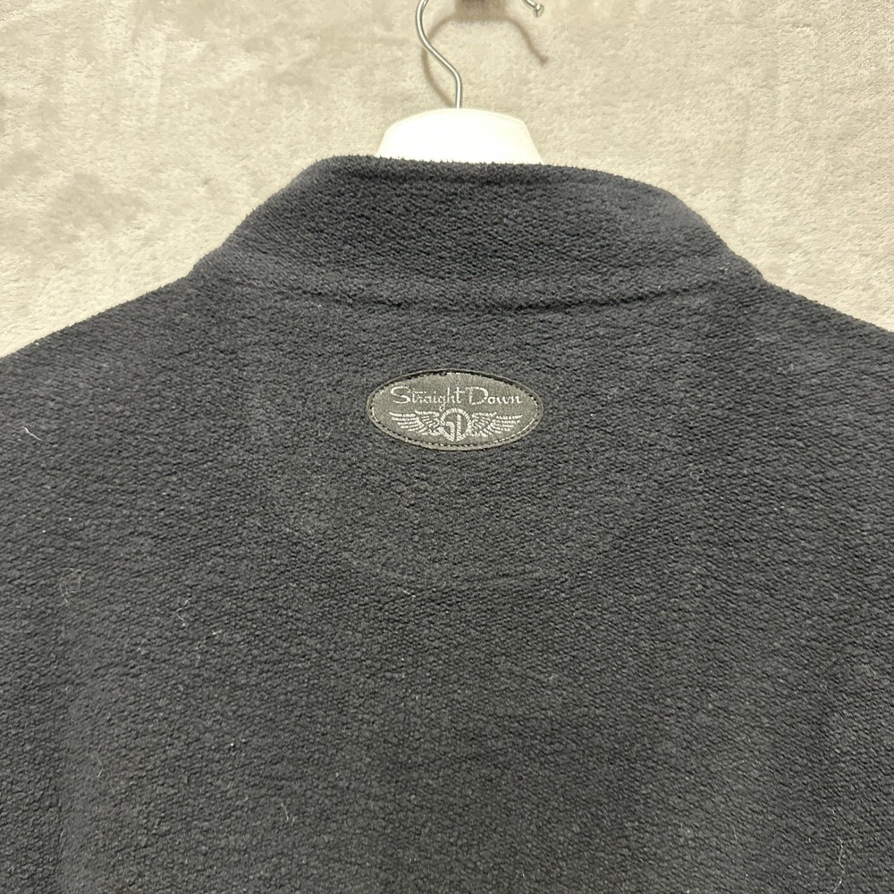 Straight Down Major 1/4 Zip Long Sleeve Fleece Size XL Embroidered The Legend - Picture 5 of 9